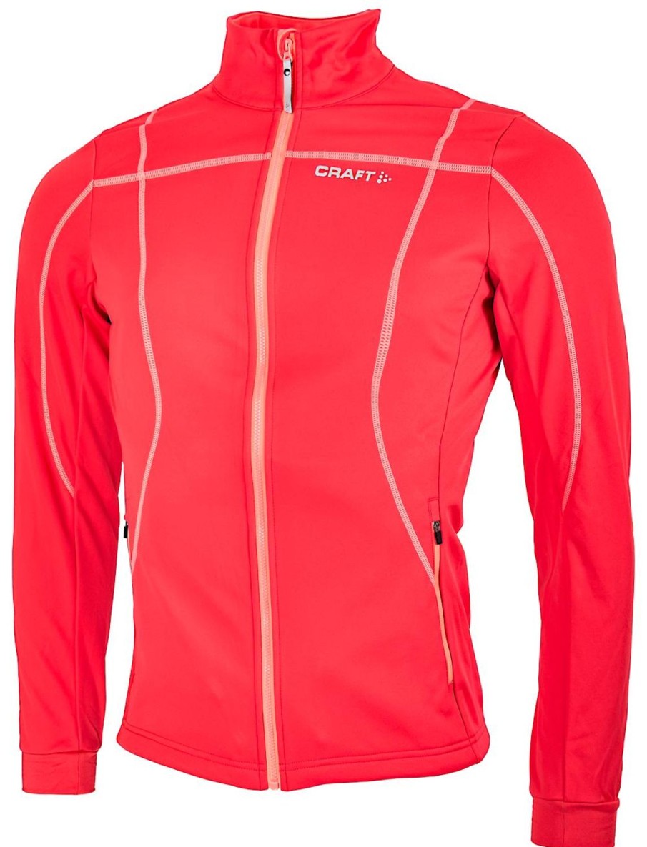 Running & Hiking Craft Sportjackets | Craft Force Jacket Women Poppy/Panic