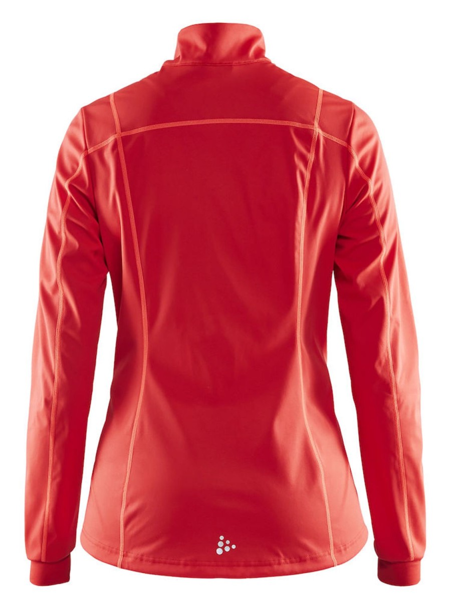 Running & Hiking Craft Sportjackets | Craft Force Jacket Women Poppy/Panic