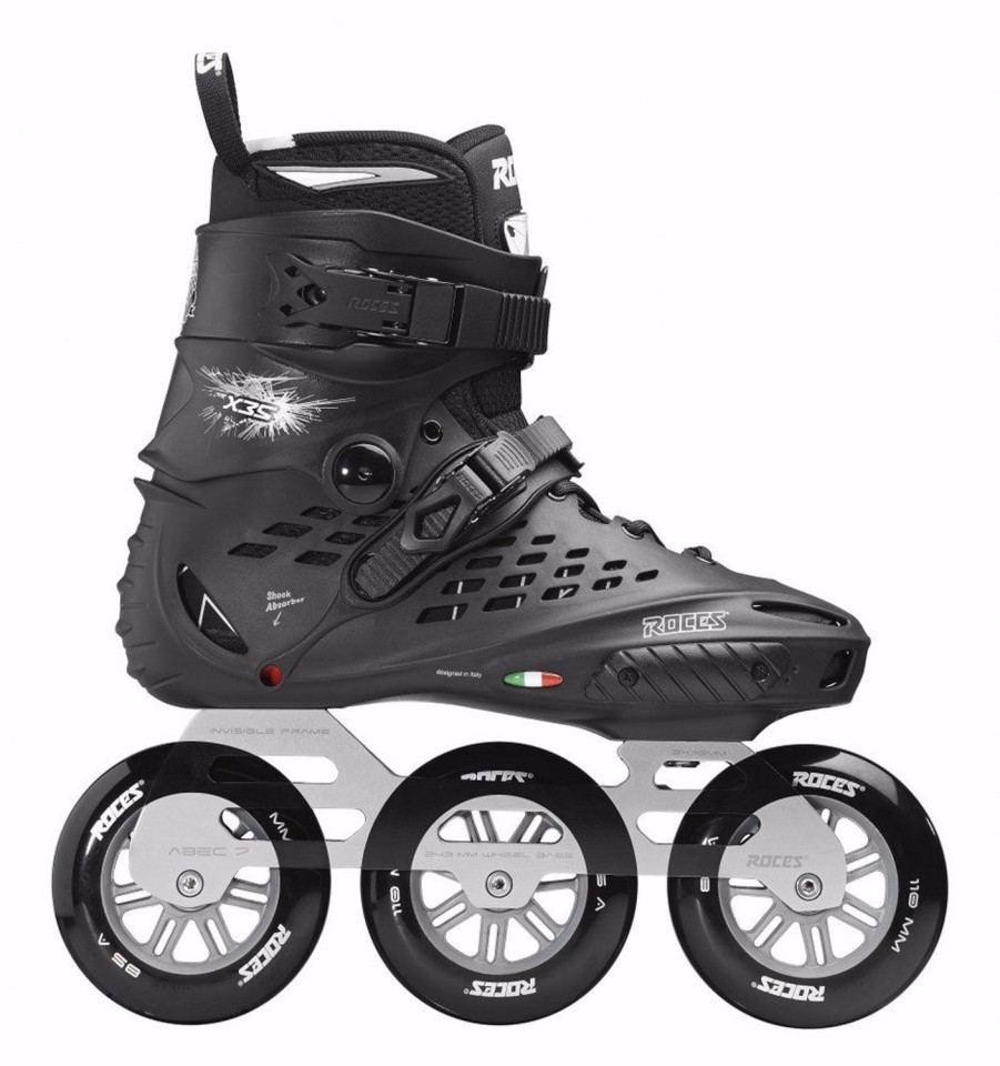 Skating Roces Inline Skates | Roces X35 Tif 3X110 Black/Silver