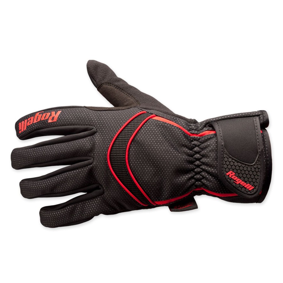 Cycling & Triathlon Rogelli Cycling Gloves Long | Rogelli Winter Glove Whitby Black/Red