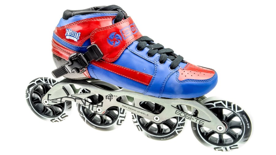 Kids Bont | Bont Pursuit Skate Blue/Red 4X100Mm