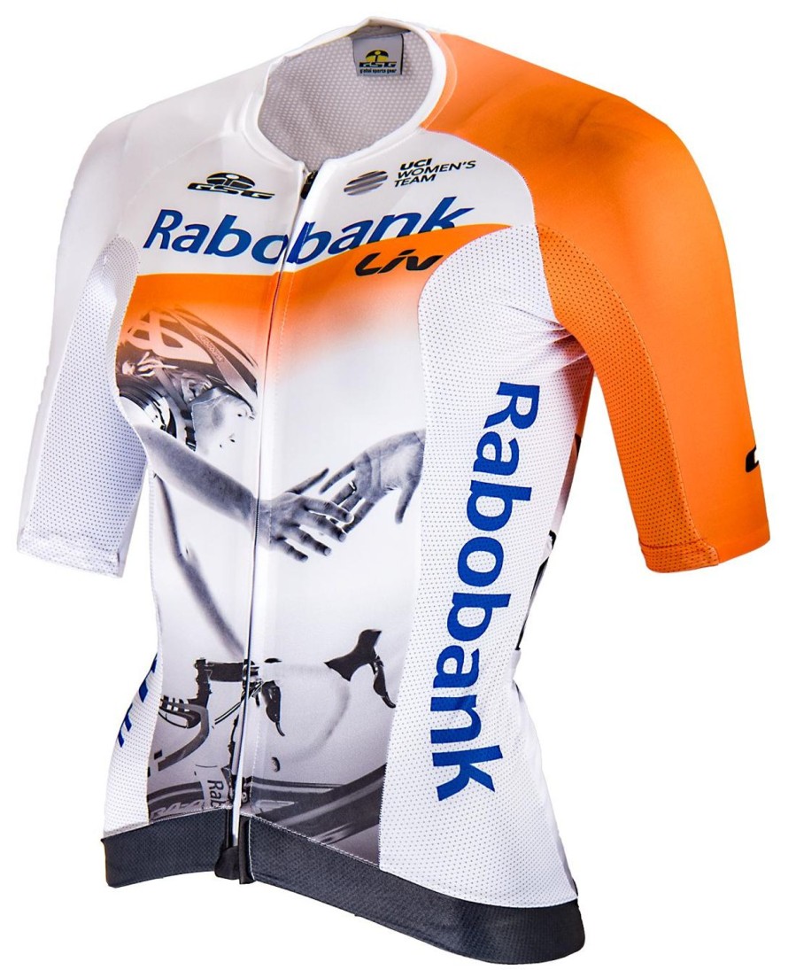 Cycling & Triathlon RabobankLiv Cycling Apparel Women | Rabobankliv Short Sleeve Cycling Shirt Prof