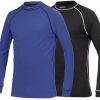 Thermal- & Underwear Craft Undershirts | Craft Active Longsleeve Crewneck 2-Pack Black+Dark Blue