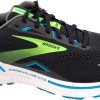 Running & Hiking Brooks Runningshoes | Brooks Adrenaline Gts 23 Black/Hawaiian Ocean/Green Wide 2E