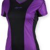 Running & Hiking Rogelli Running Shirts | Rogelli Simra Running T-Shirt Women Purple/Black