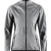 Skating Craft Skate Apparel | Craft Sharp Softshell Jacket Women Melange/Black