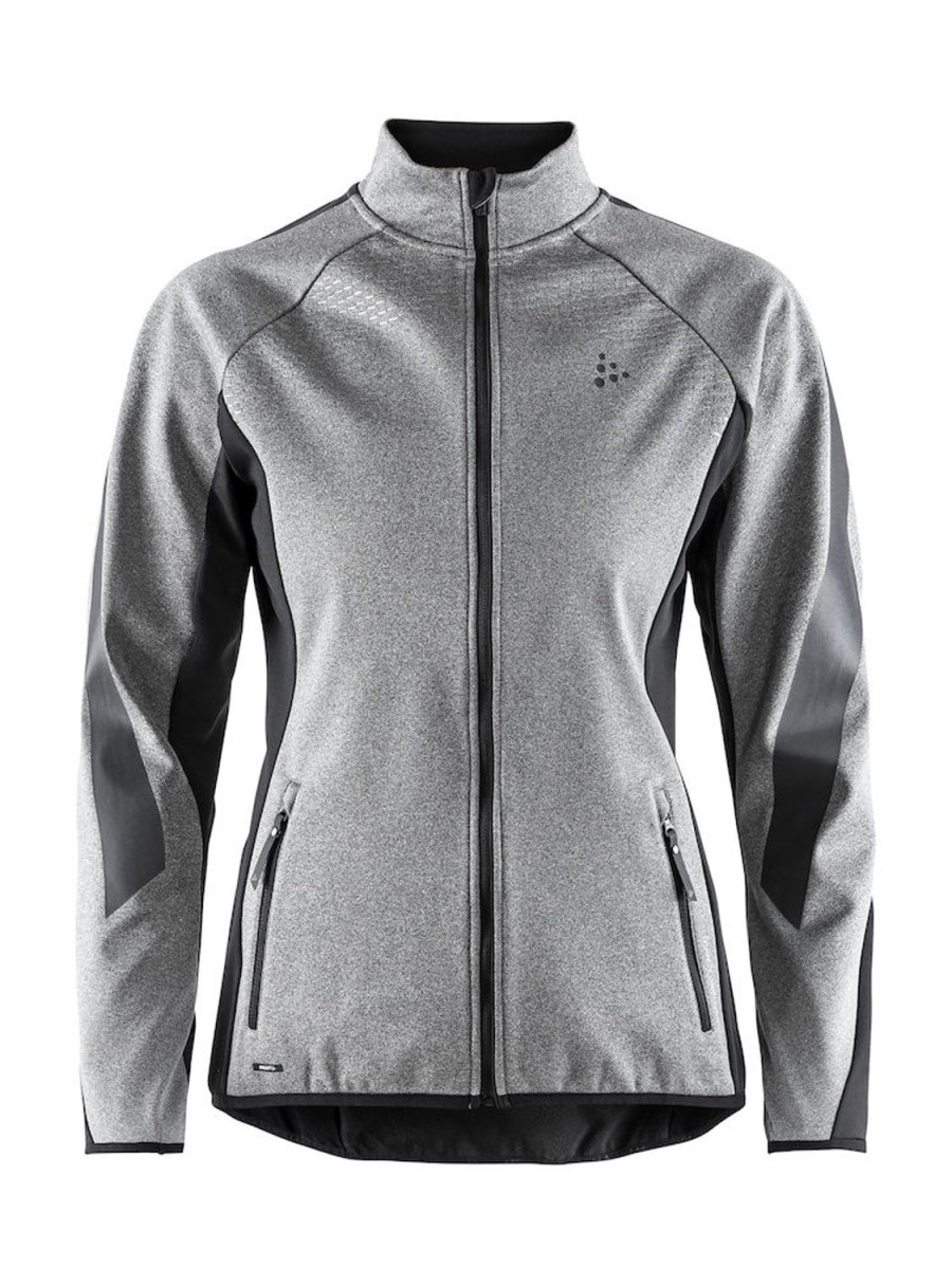 Skating Craft Skate Apparel | Craft Sharp Softshell Jacket Women Melange/Black