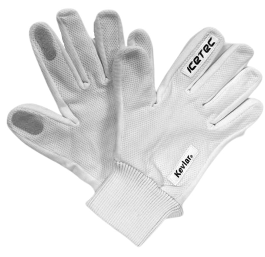 Skating Icetec Ice Skate Apparel | Icetec Cut Resistant Gloves White