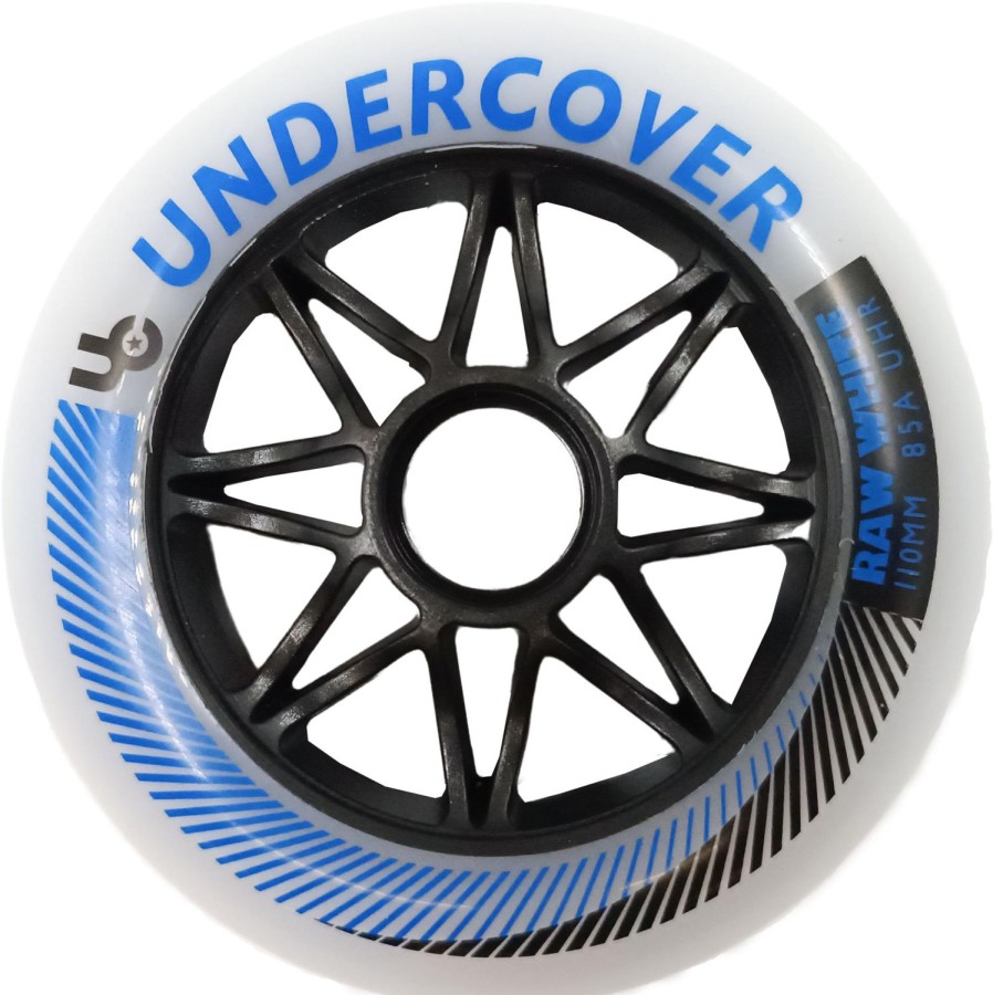 Skating Powerslide Skate Wheels | Powerslide Undercover 110Mm Raw White