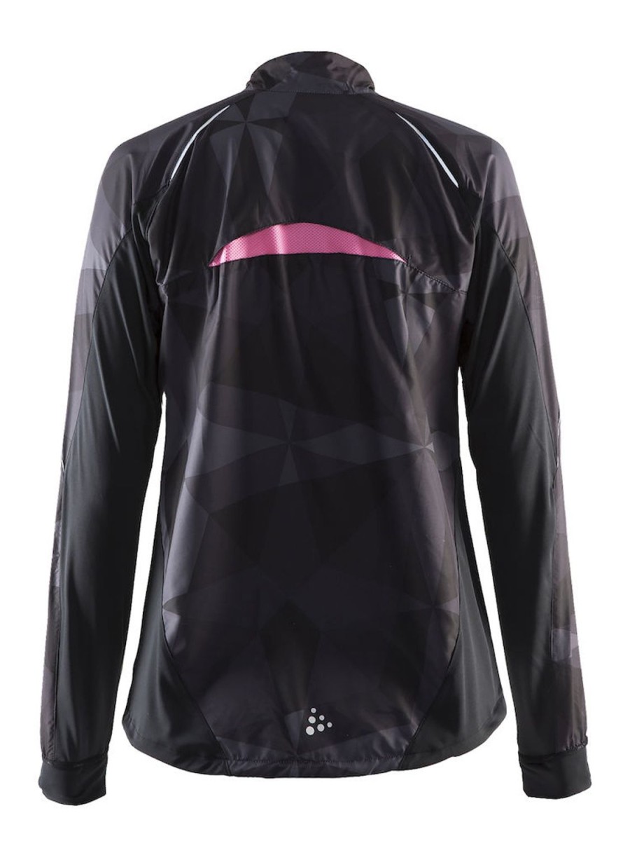 Running & Hiking Craft Sportjackets | Craft Pxc Storm Jacket Woman Black/Blossum