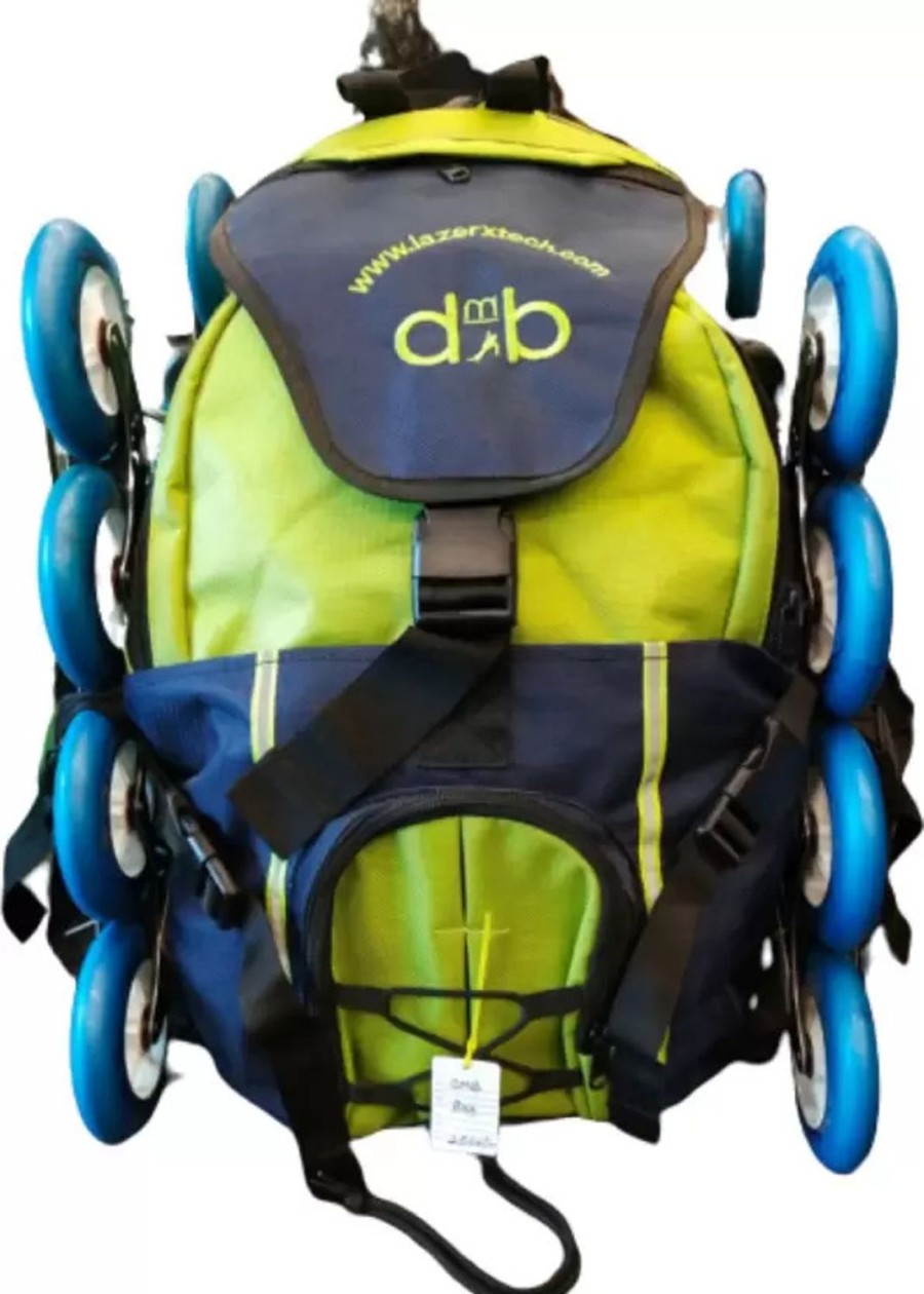 Skating DMB Skating And Skate Bags | Dmb Backpack Dark Blue/Fluor Yellow