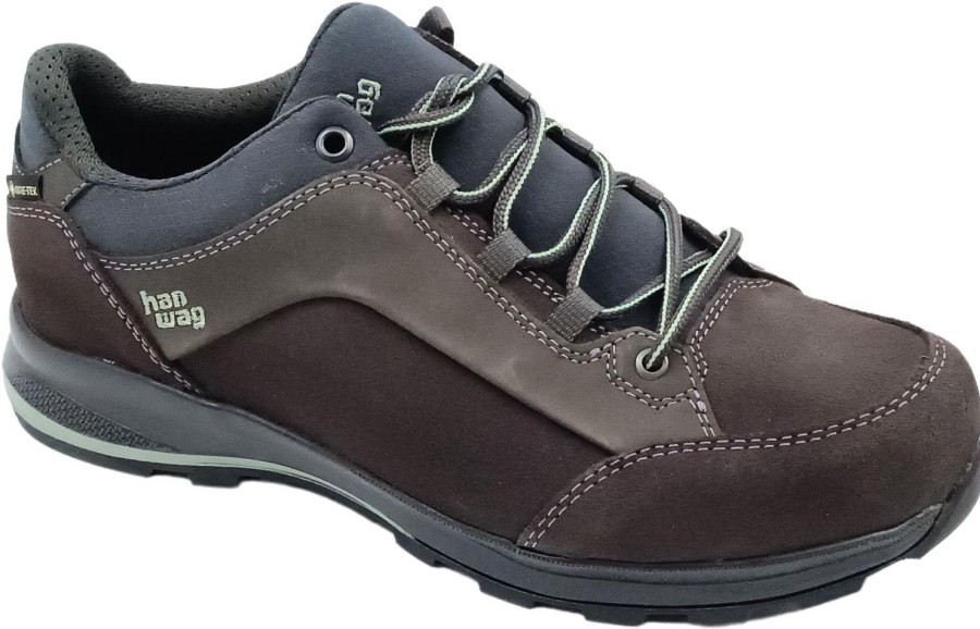 Running & Hiking Hanwag Outdoor Walking & Hiking Shoes | Hanwag Banks Low Bunion Lady Gtx Asphalt/Mint