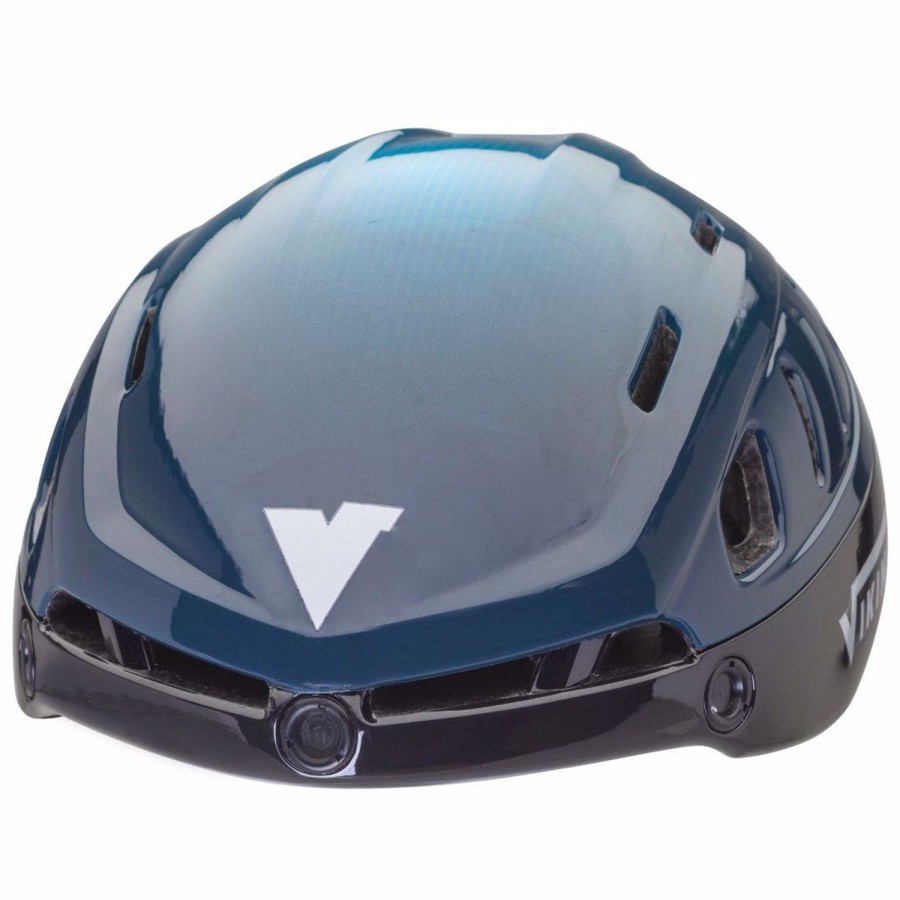 Skating Viking Ice Accessoires | Viking Sparrow Ice Skating Helmet Black/Blue