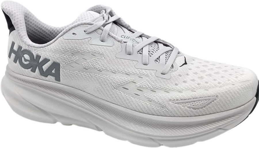 Running & Hiking Hoka One One Runningshoes | Hoka One One Clifton 9 Nimbus Cloud/Steel Wool