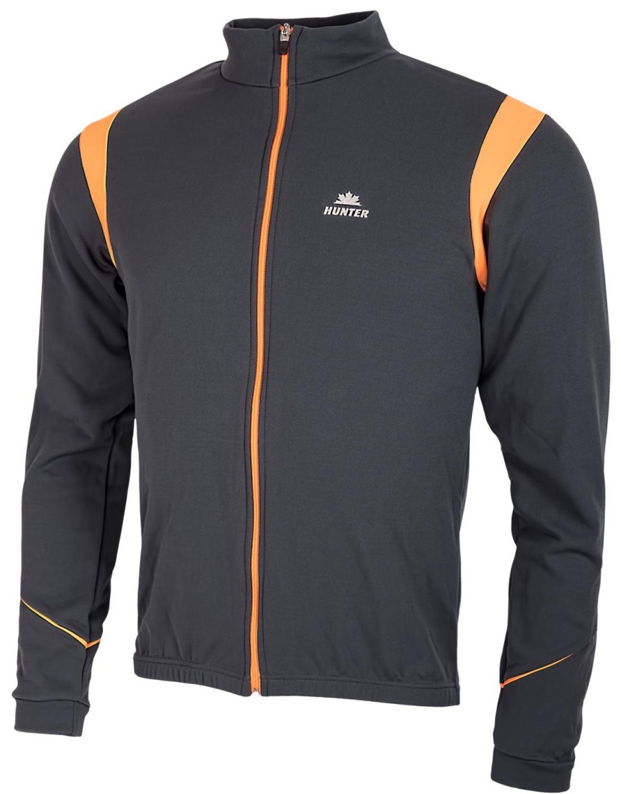 Cycling & Triathlon Hunter Cycling Apparel Men | Hunter Thermo Jack Titanium Orange