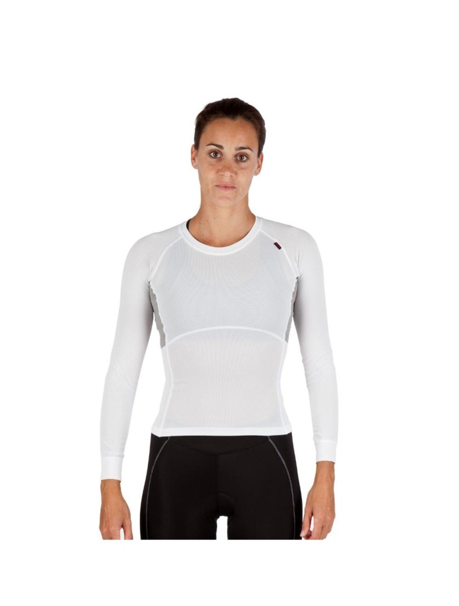 Thermal- & Underwear Spiuk Thermal Undershirts | Spiuk Xp Long Sleeve Women White