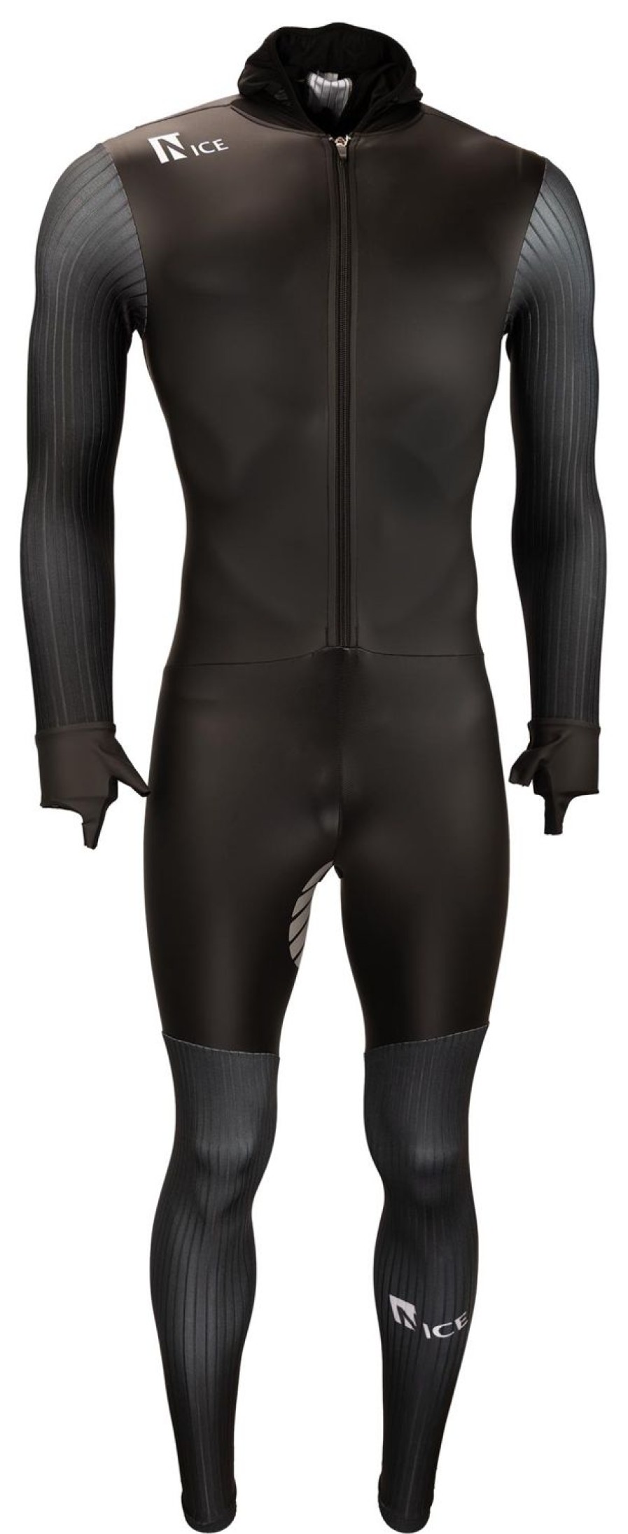 Skating Nice Ice Skate Apparel | Nice Rubber Speed Suit 2.0 Black/Black