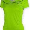 Running & Hiking Rogelli Running Shirts | Rogelli Miral Running T-Shirt Dames Fluor Yellow/White