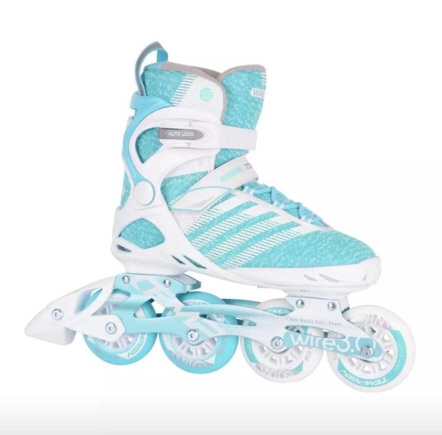 Skating Tempish Inline Skates | Tempish Wire 3.0 84 Ladies White/Mint Green